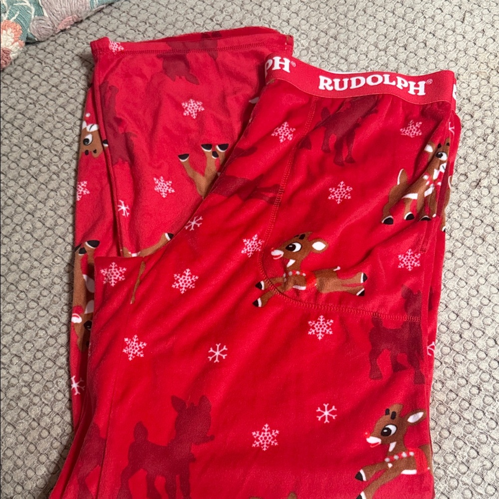 Red Women's Pajama Bottoms